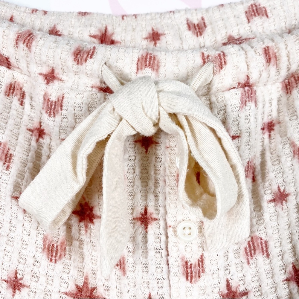 SOMA Printed Waffle Knit Lounge Pajama Bottom Pants XL - Picture 4 of 8